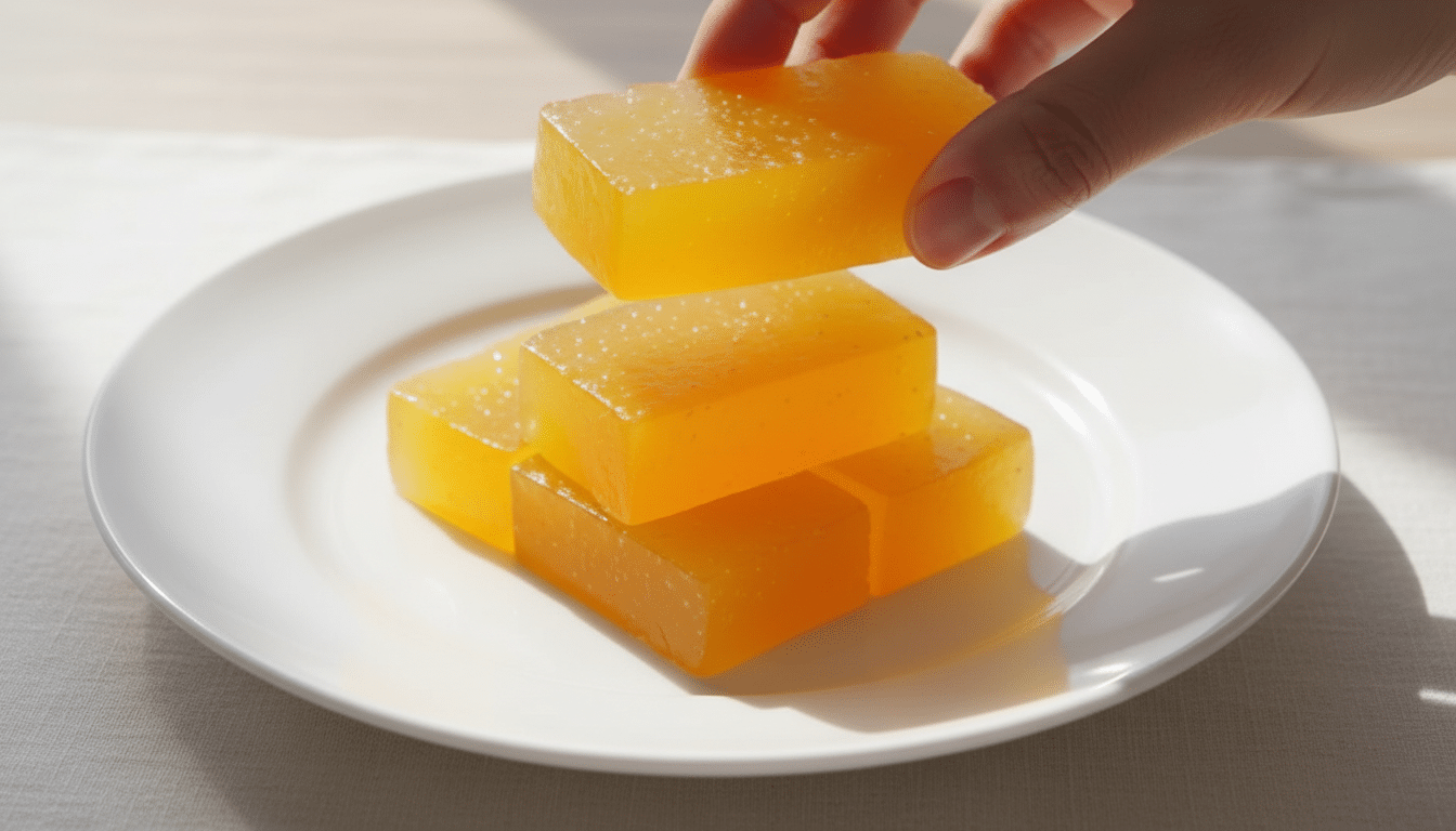 2-ingredient Pineapple Gummy Bars