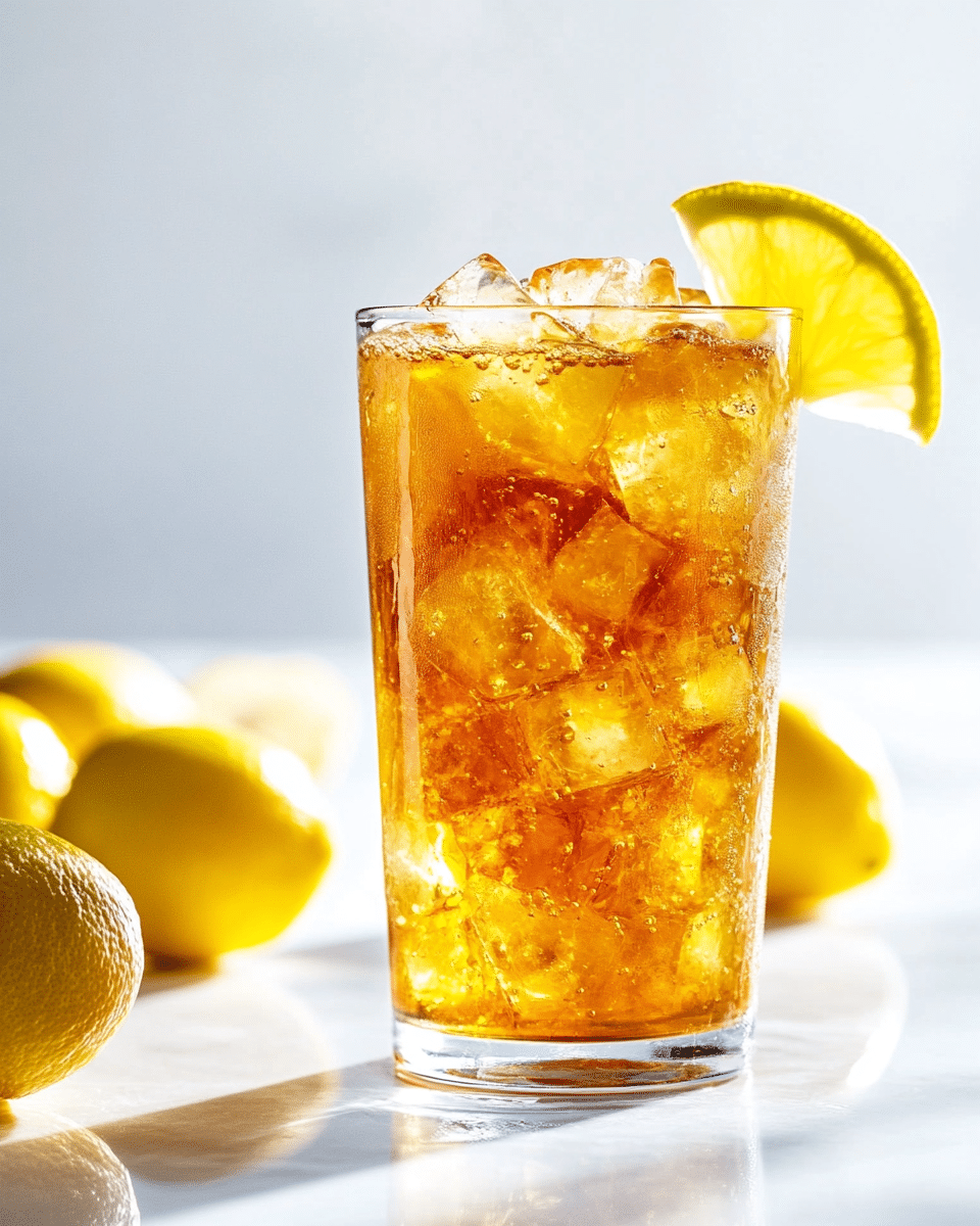 Close-up of ACV gelatin drink