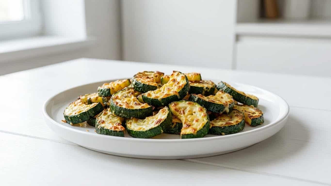 Air Fryer Zucchini With Parmesan