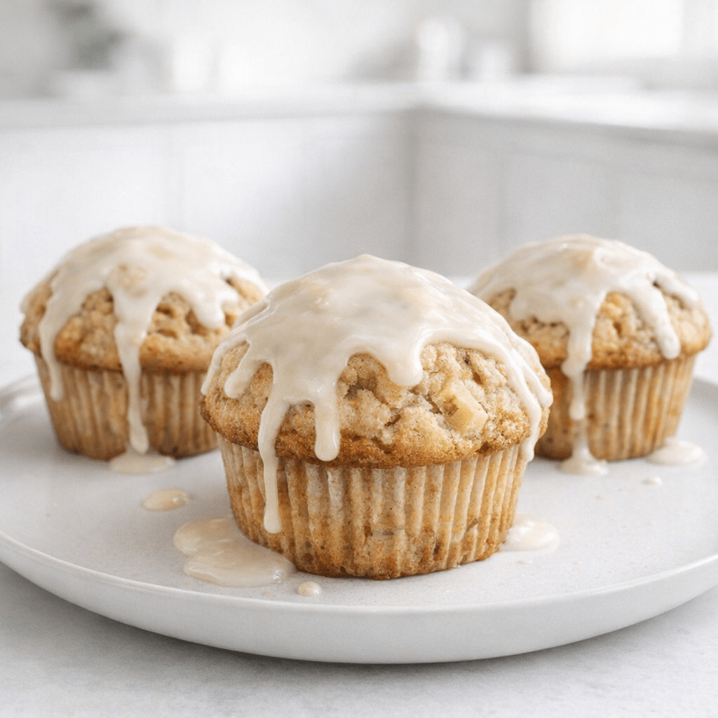 Banana muffins with sour cream