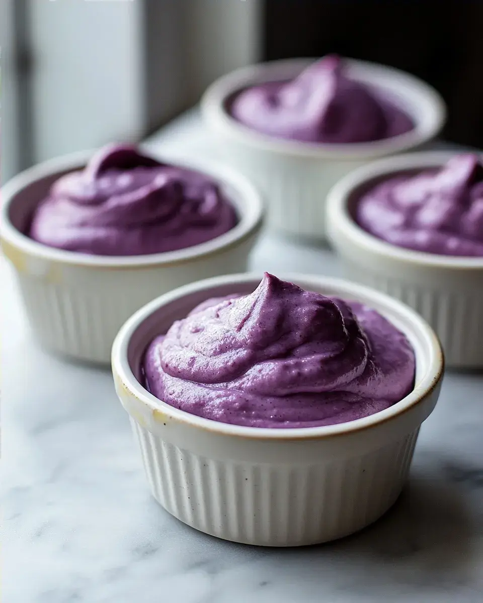 Close-up of chicken puree texture