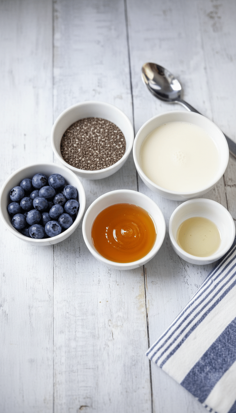 blueberry dream chia pudding ingredients introduction detailed