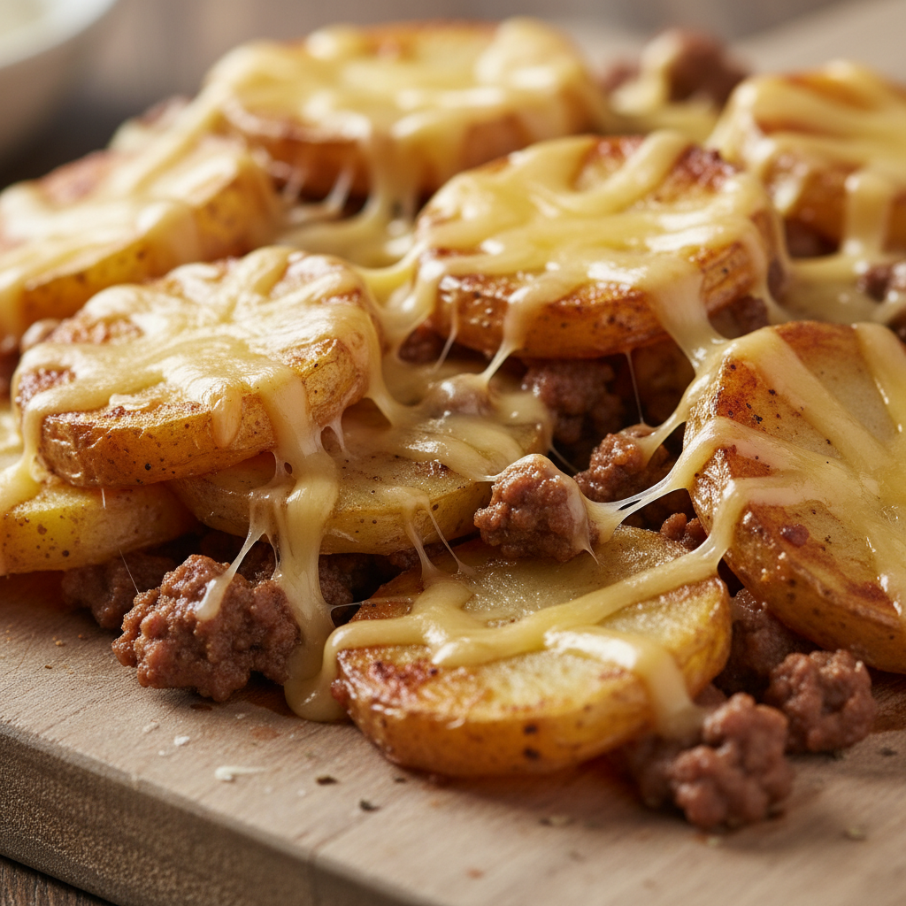 Cheesy Ground Beef and Potatoes