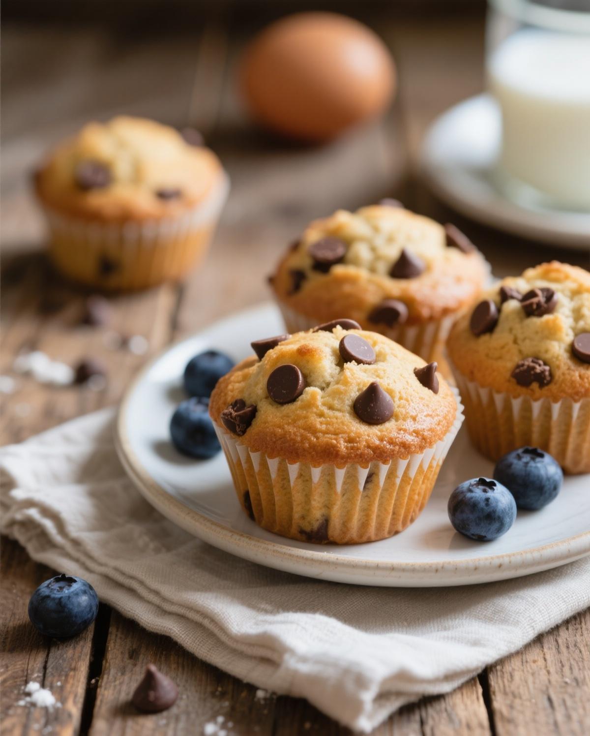 chocolate chip muffins