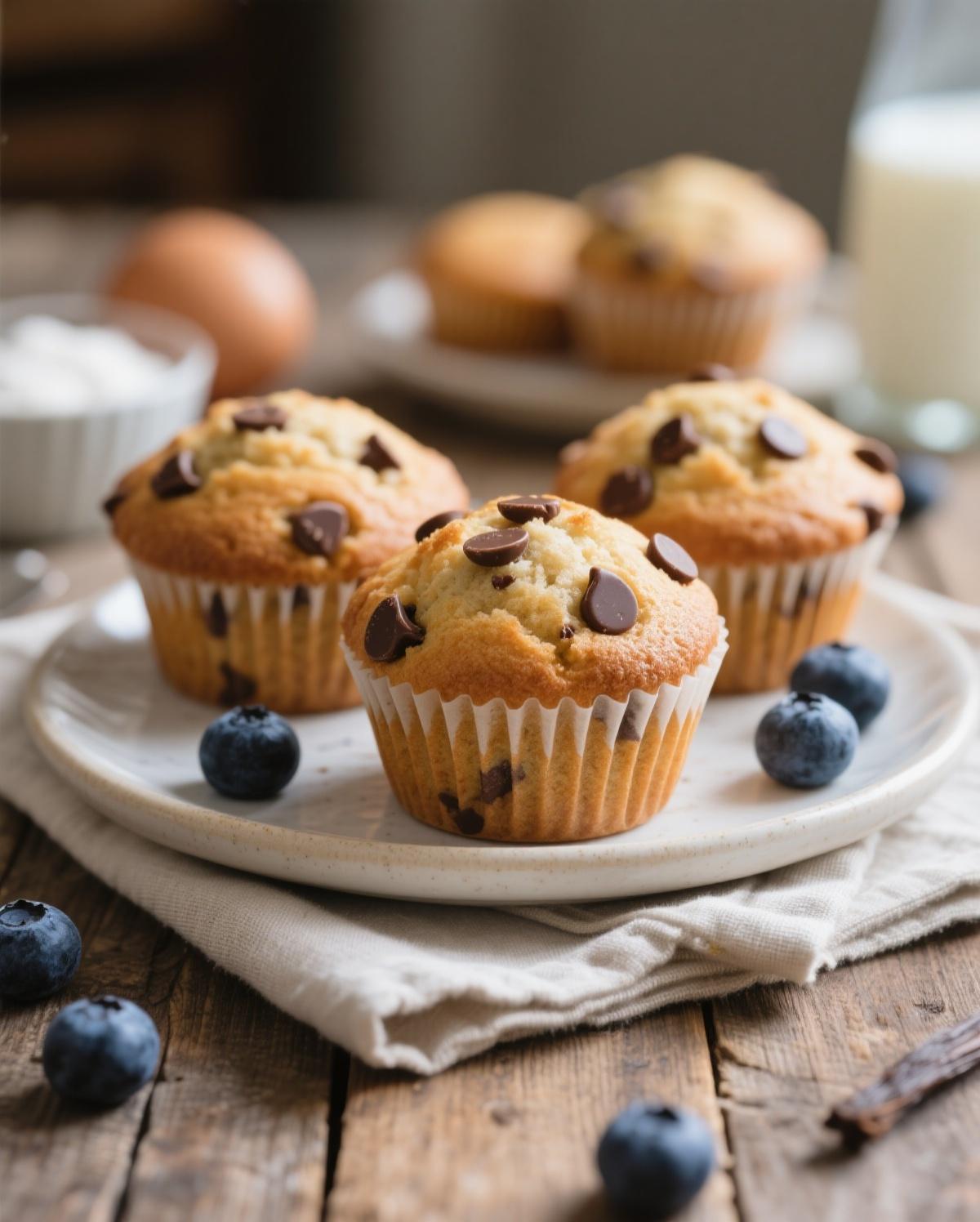 chocolate chip muffins