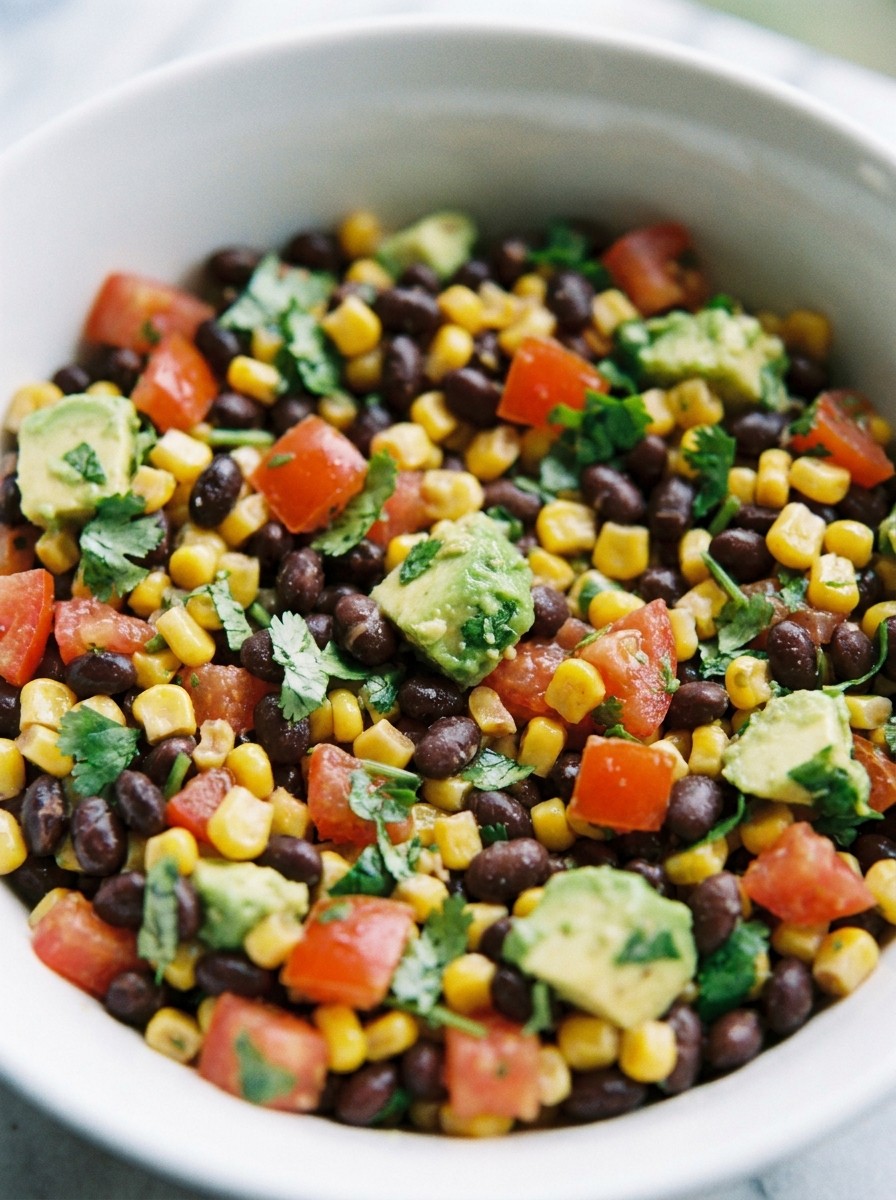 Cowboy Caviar with Black Beans and Avocado