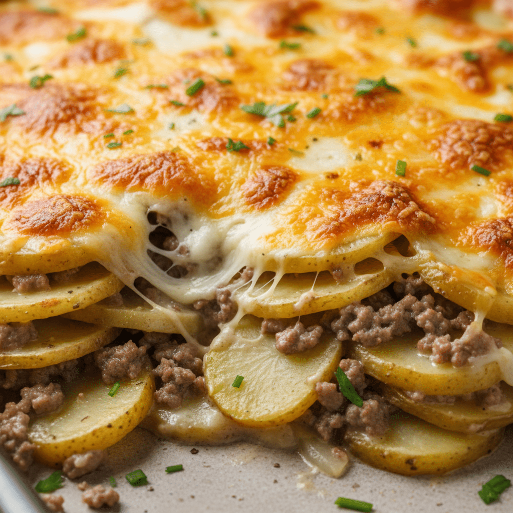 Creamy Beef Potato Casserole