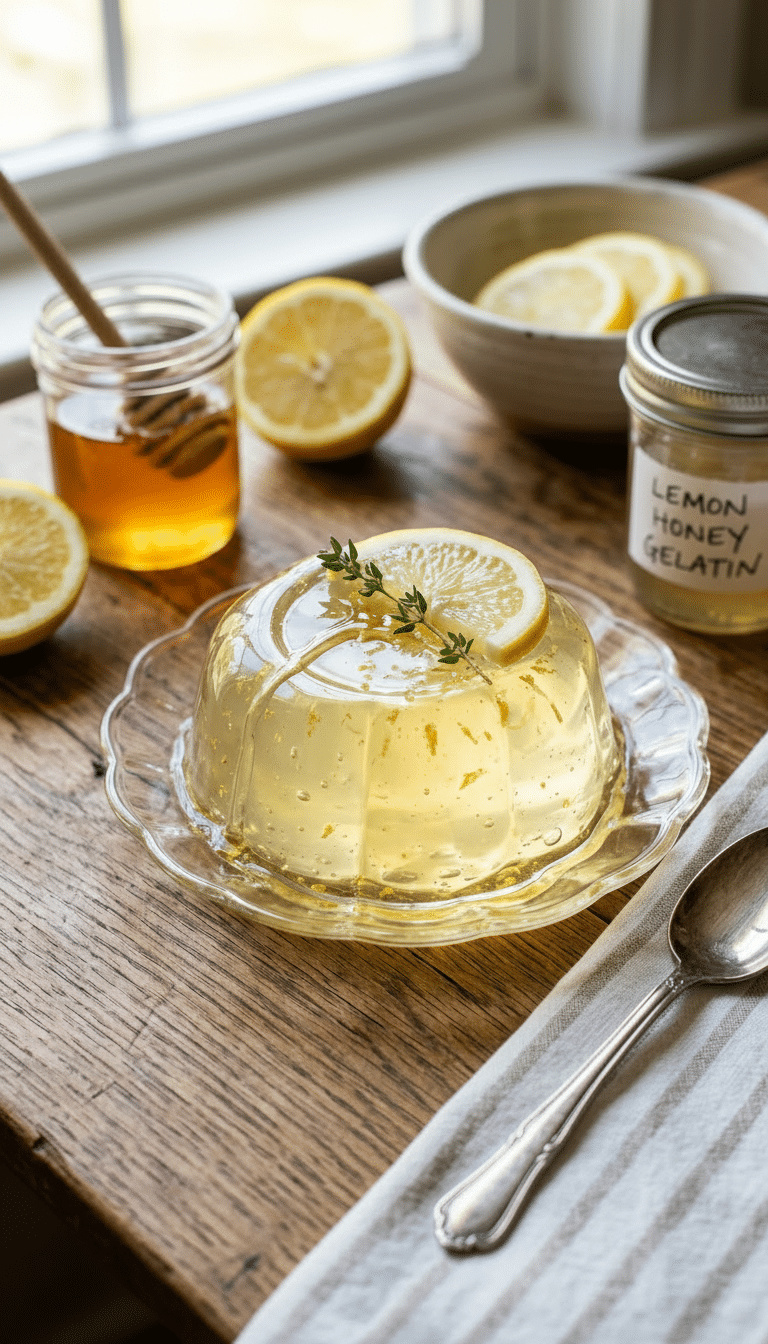 crystal lemon honey gelatin ingredients introduction detailed