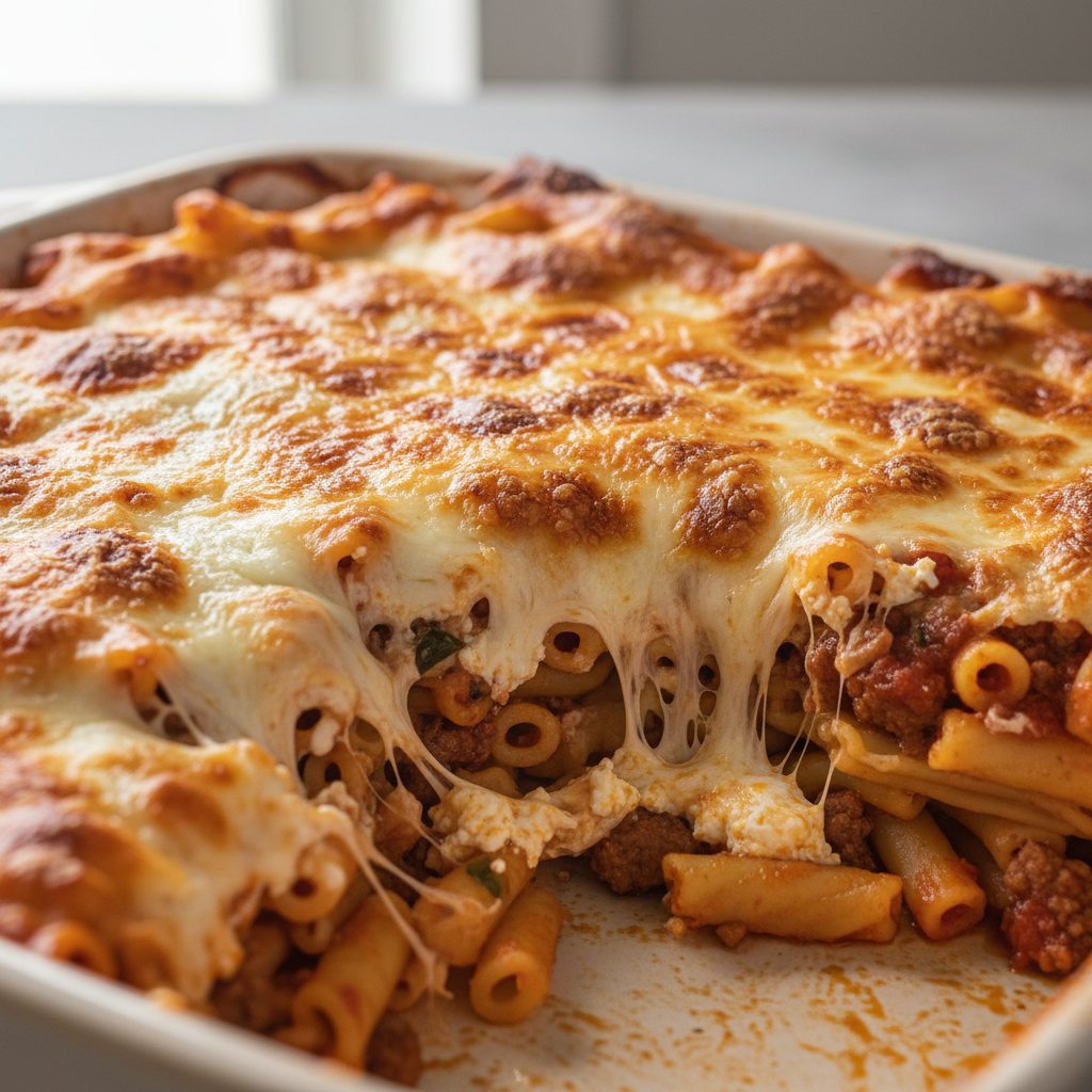 Delicious Million Dollar Baked Ziti