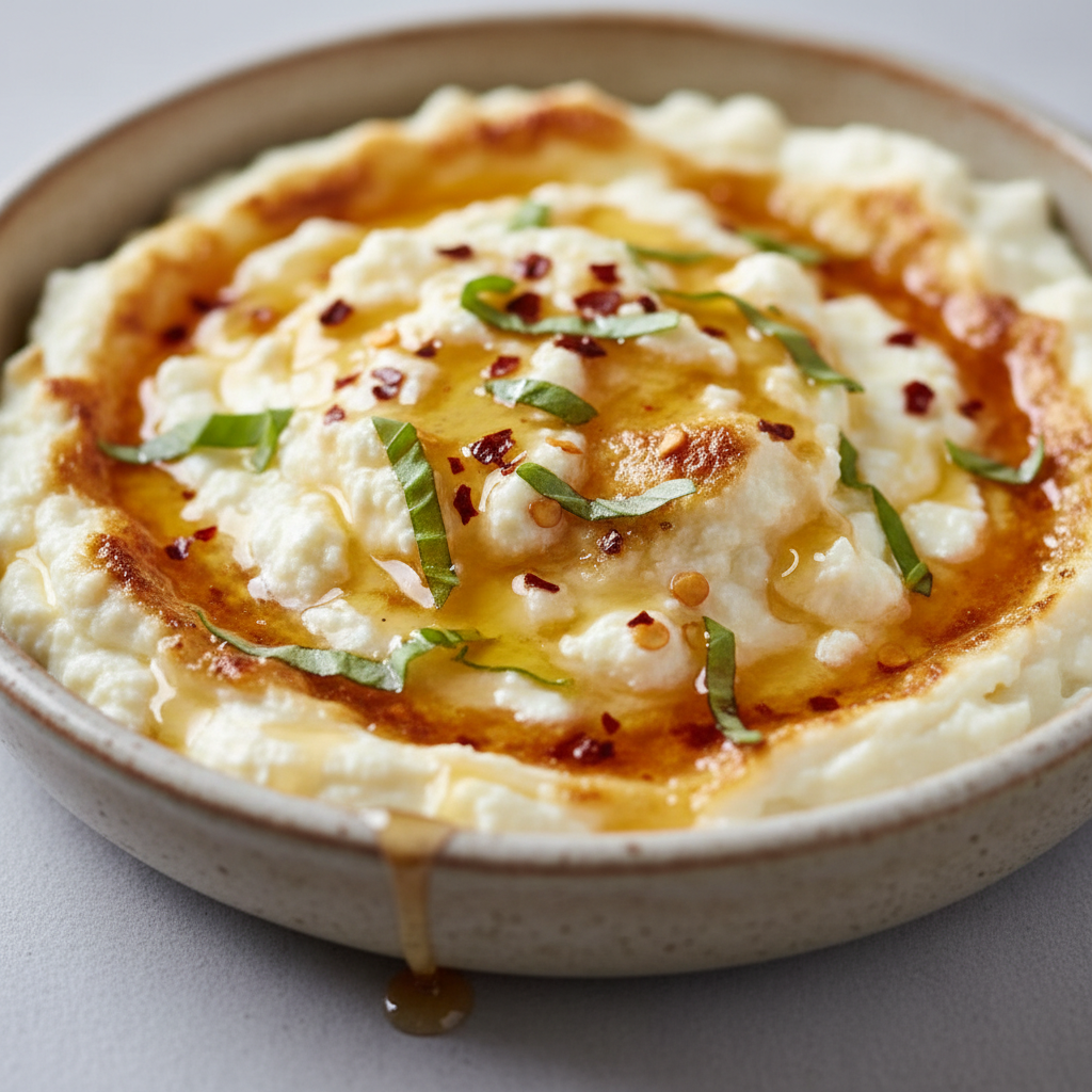 Delicious Ricotta Dip with Hot Honey Delicious Ricotta Dip with Hot Honey
