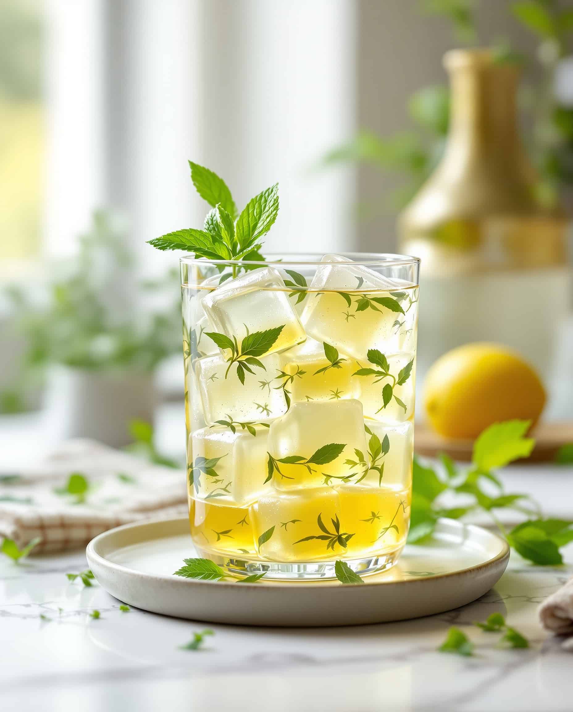 Gelatin Trick with Herbal Tea
