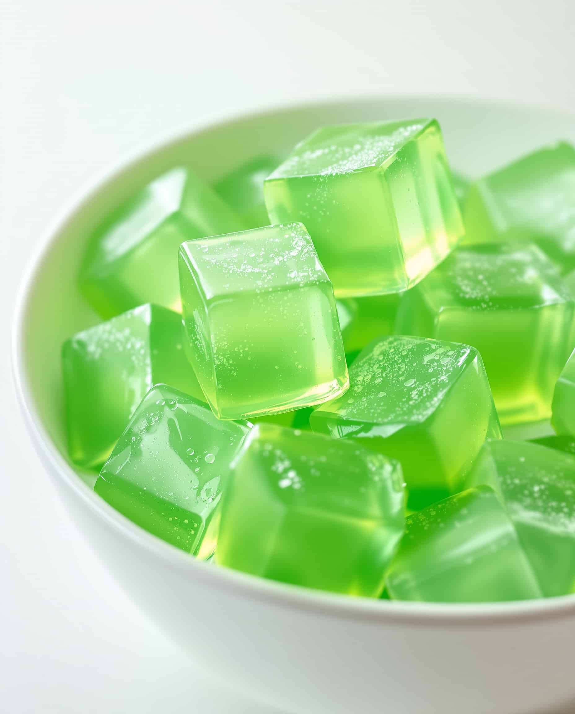Gelatin Trick with Spirulina for Weight Loss - close-up