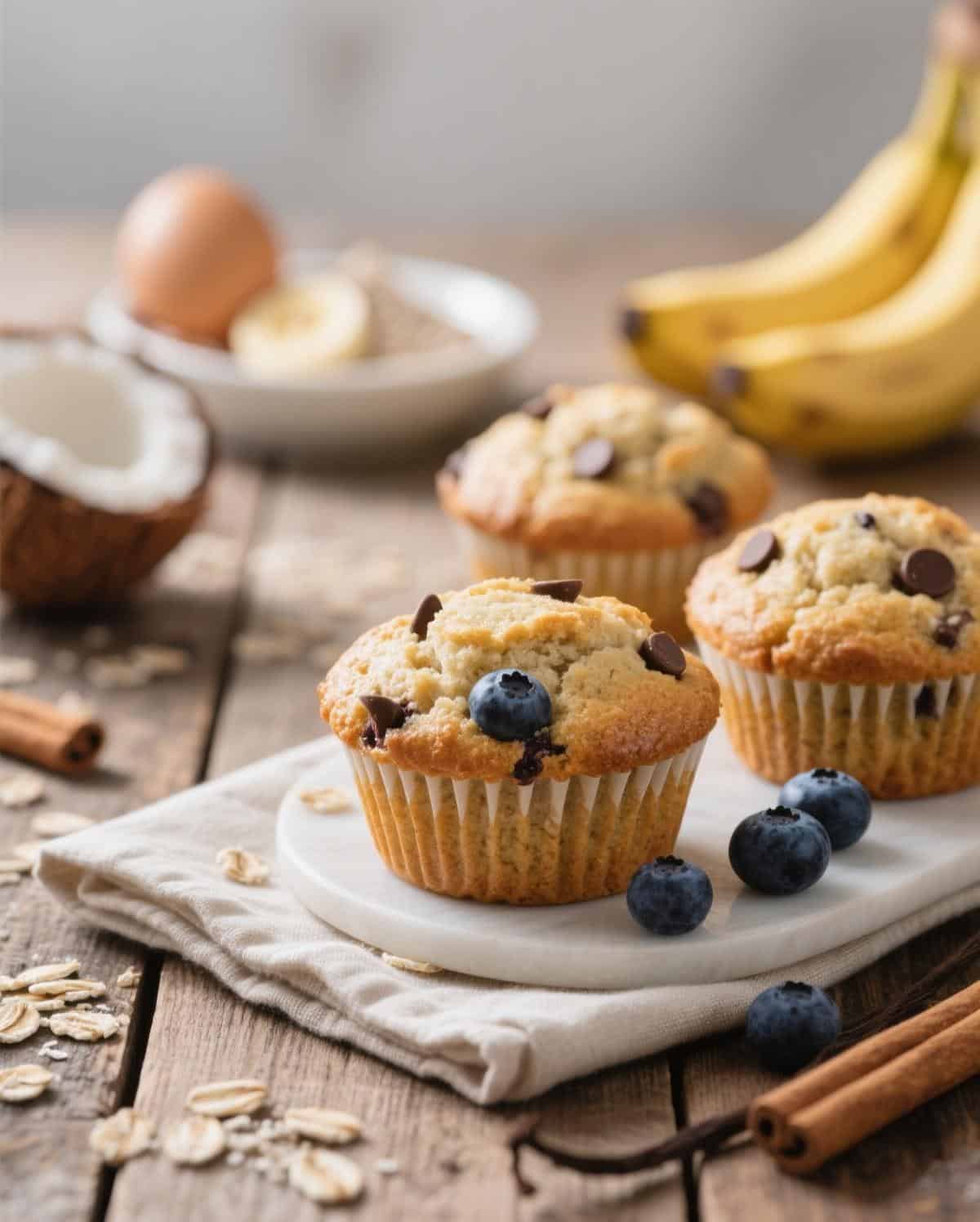 Gluten free protein muffins