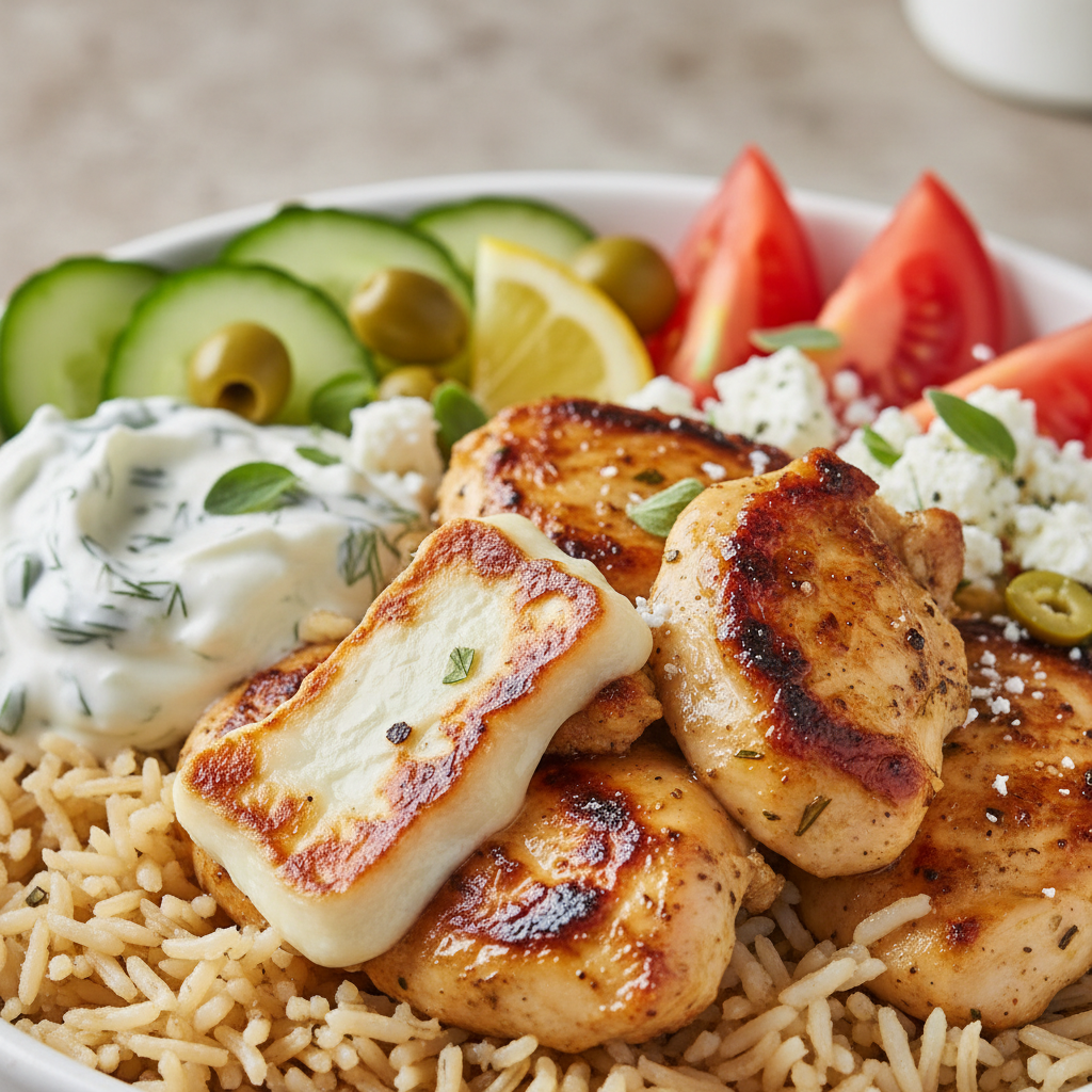 Greek Chicken Bowls