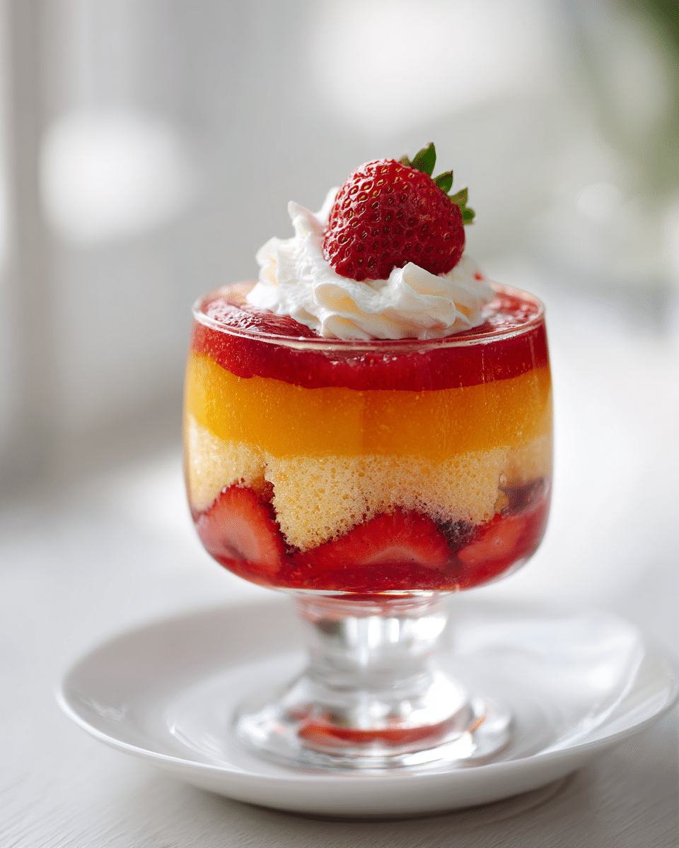 Close up of Lychee Gelatin