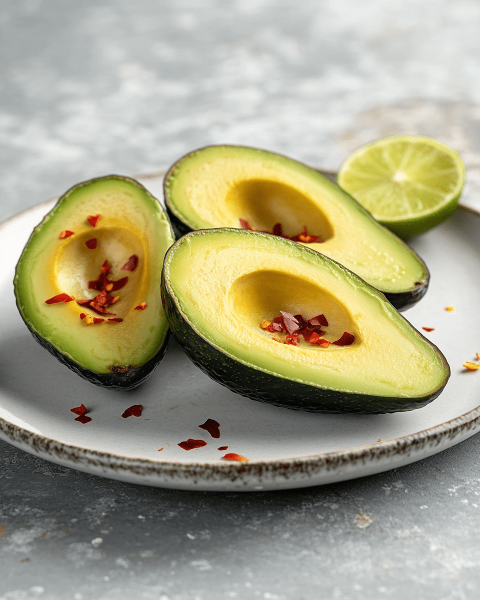 Close-up of avocado wrap filling