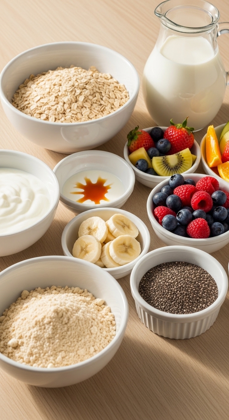 high-protein overnight oats ingredients introduction detailed
