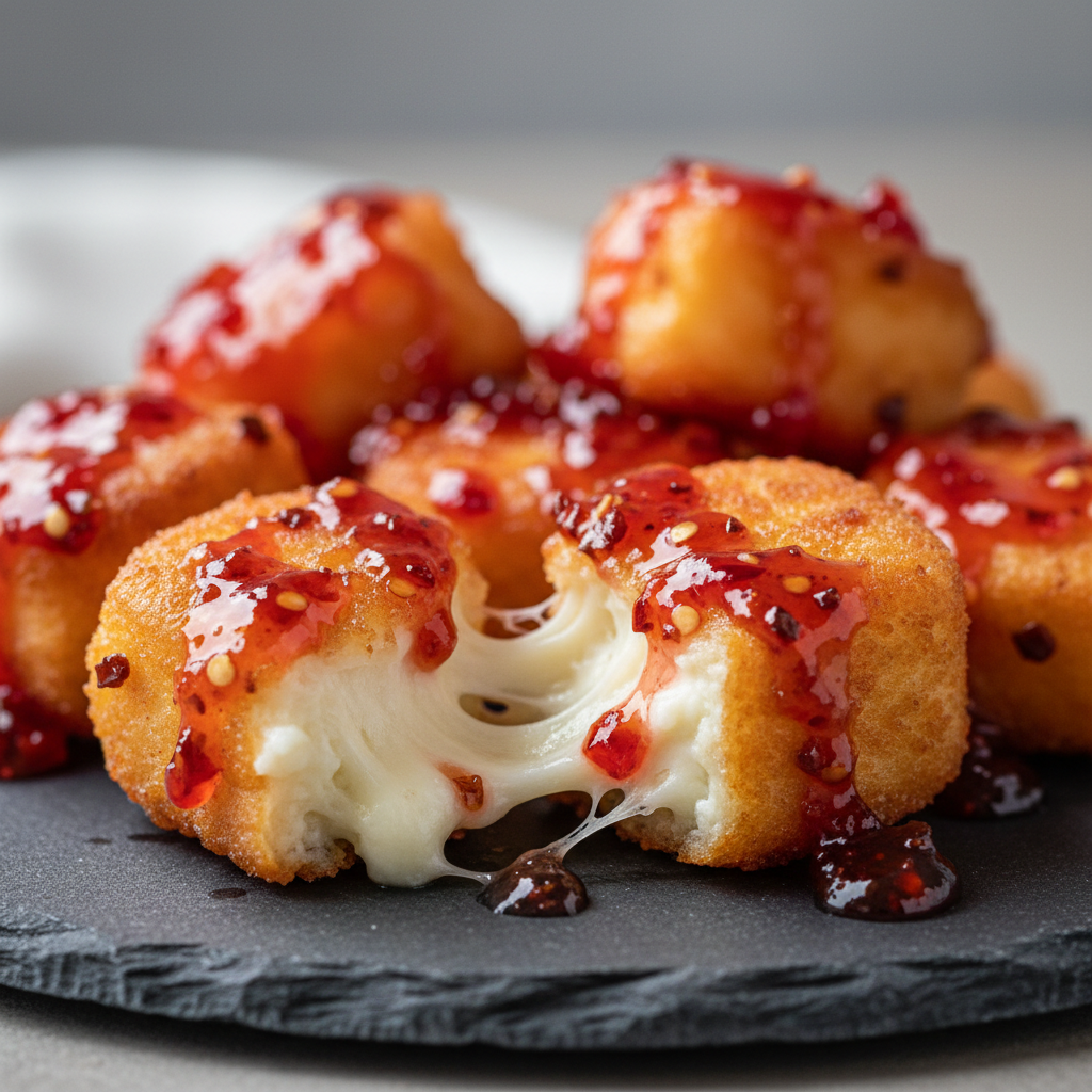 Hot Pepper Jelly Cheese Bites