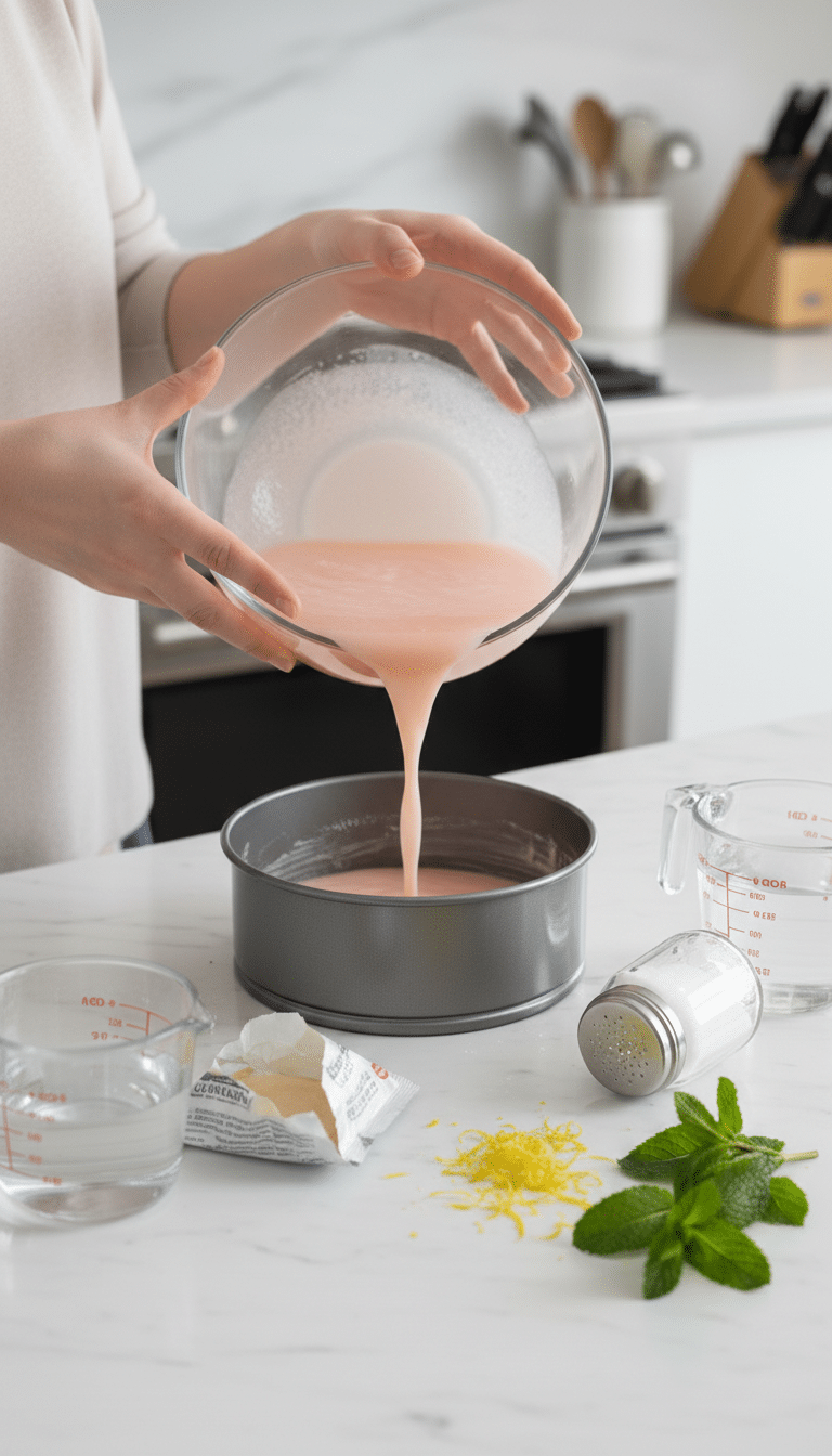 i tried the viral gelatin trick 2026 cooking ingredients close-up