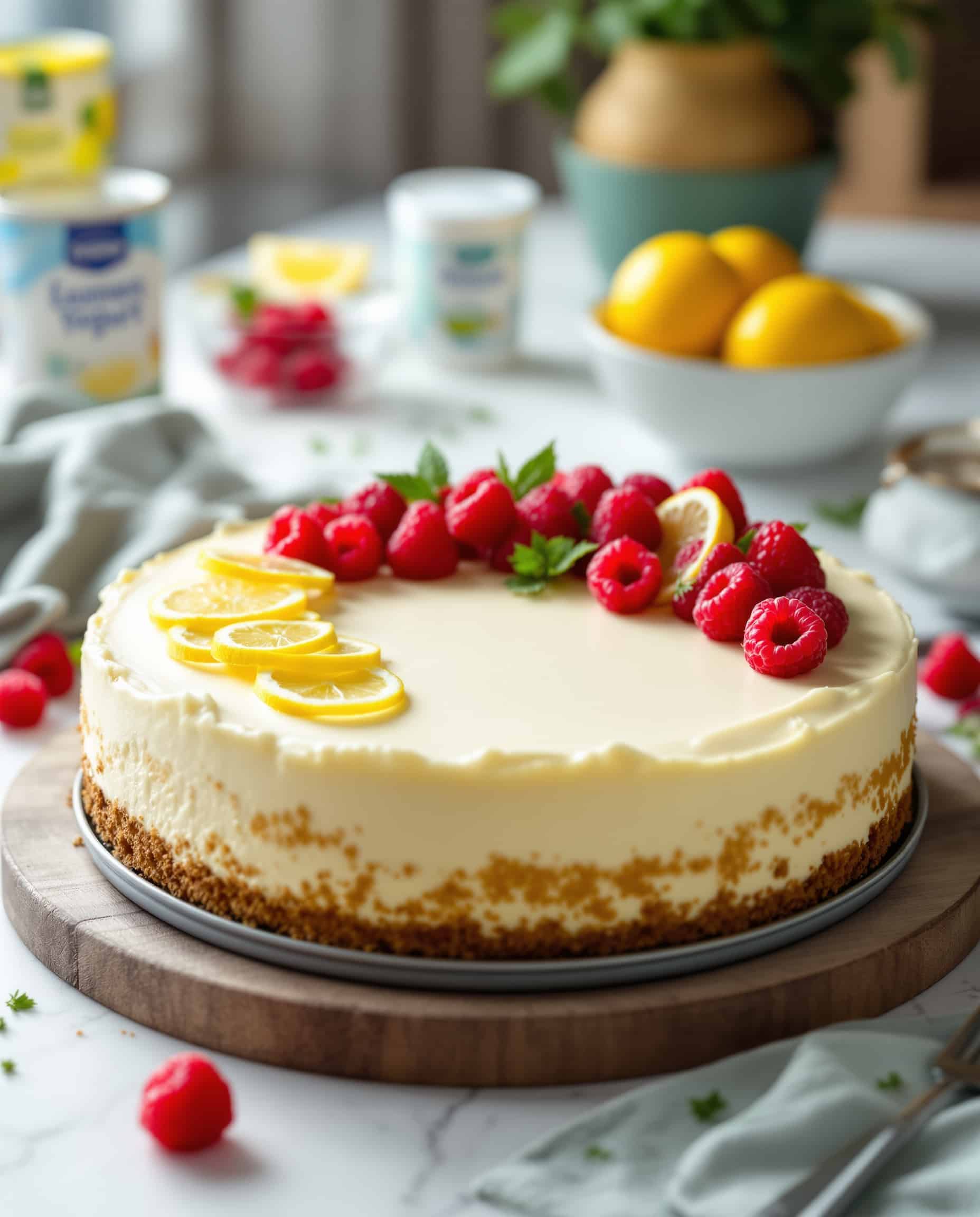 Japanese Yogurt Cheesecake No Bake