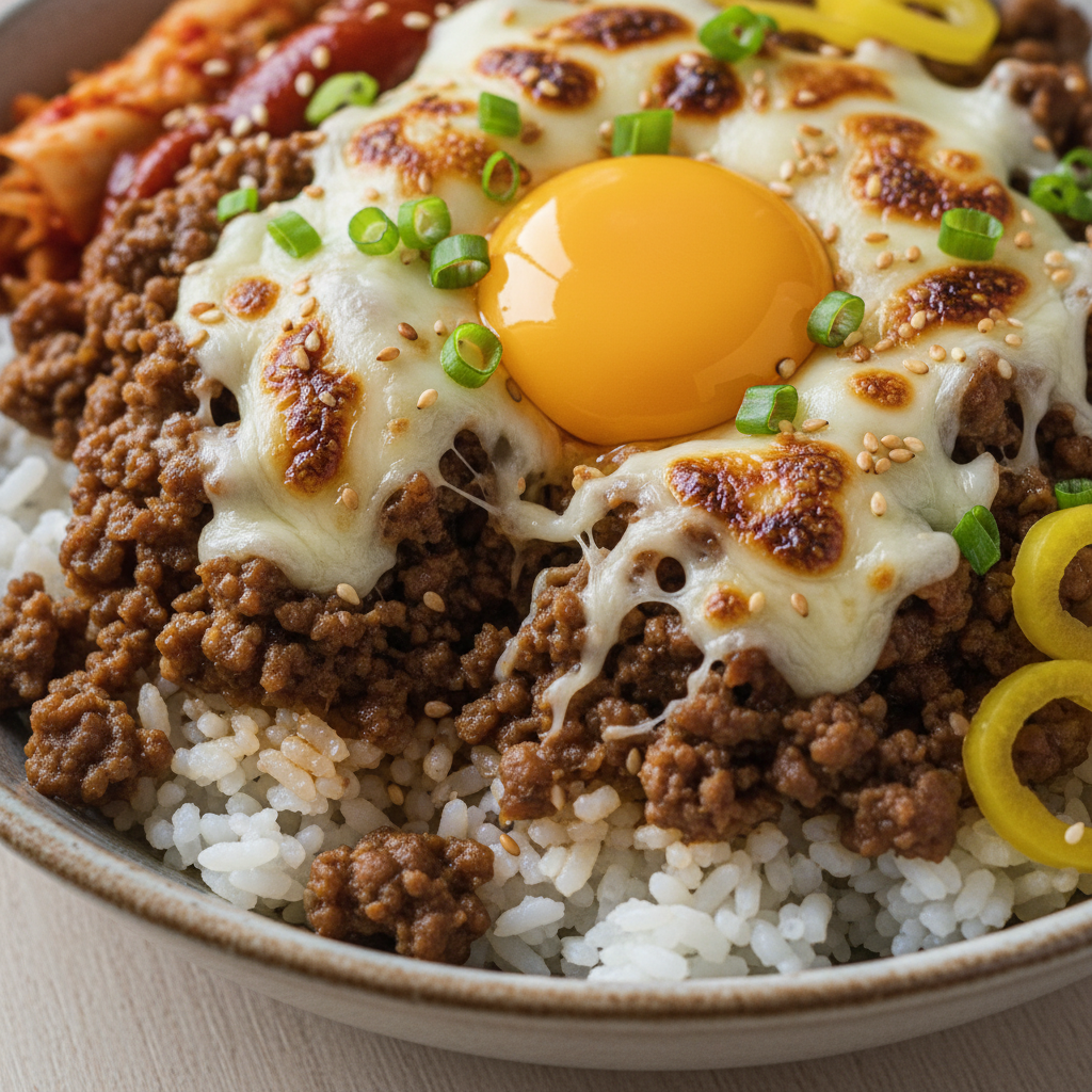 Korean Ground Beef Bowl