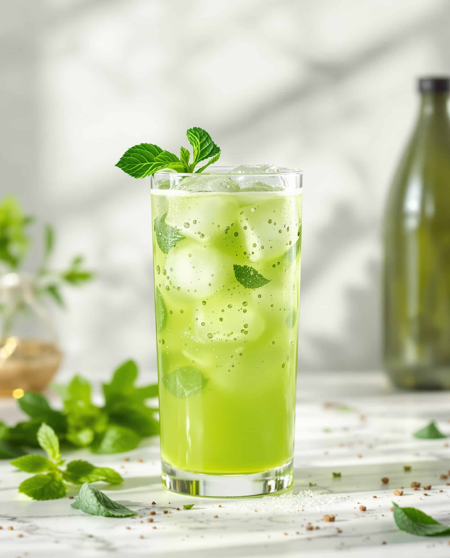 Matcha Coconut Collagen Cooler