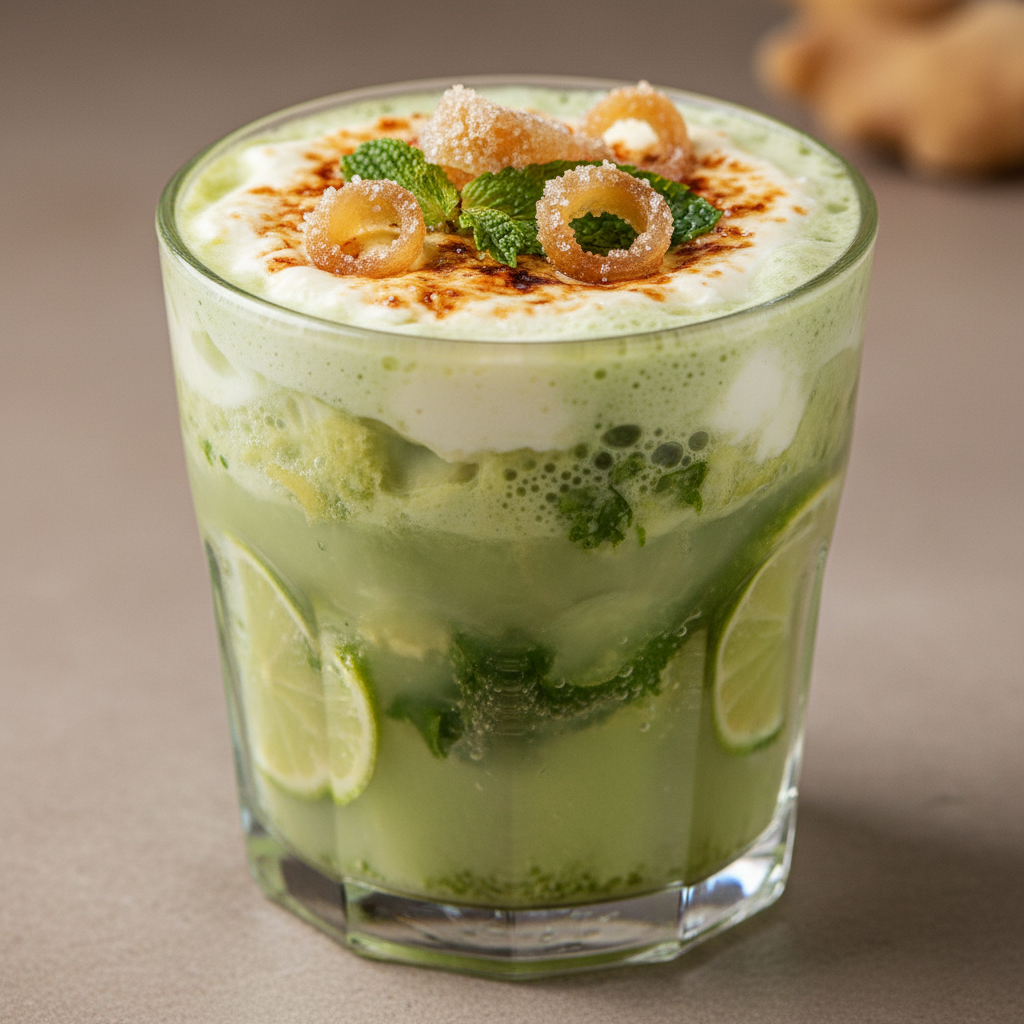 Matcha Ginger Metabolism Drink