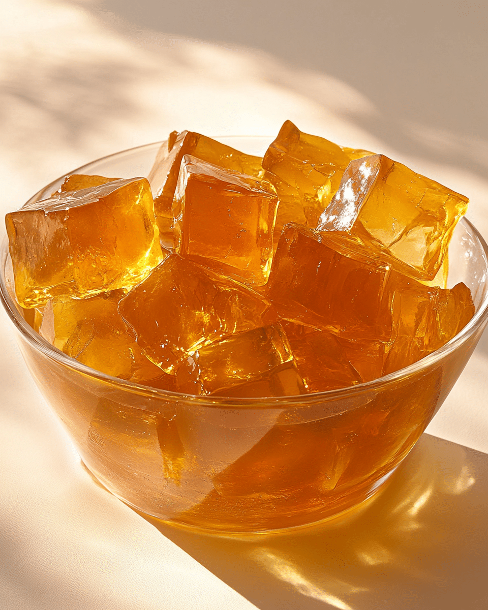 Close-up of Mounjaro gelatin texture