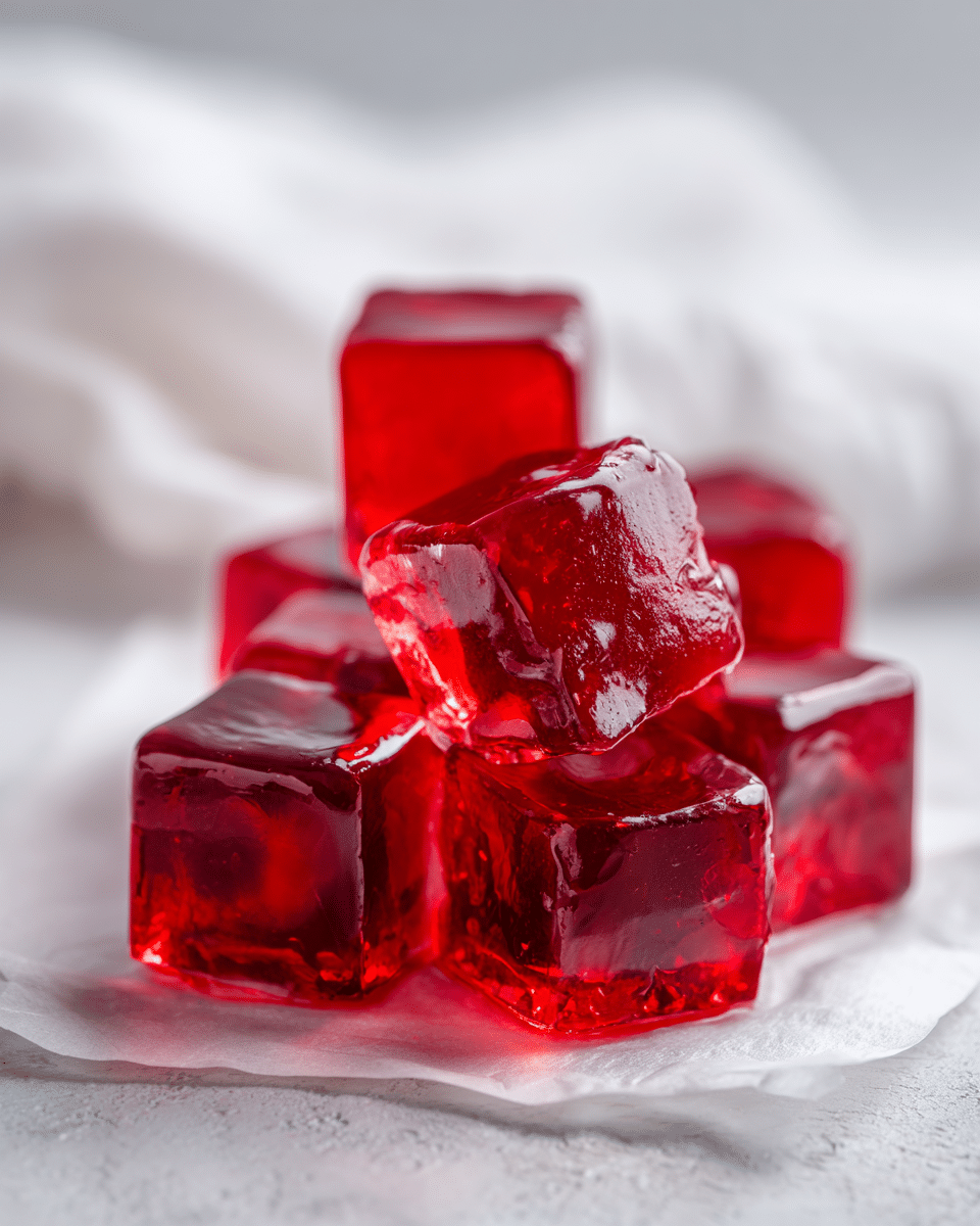 Close up of Gelatin Texture