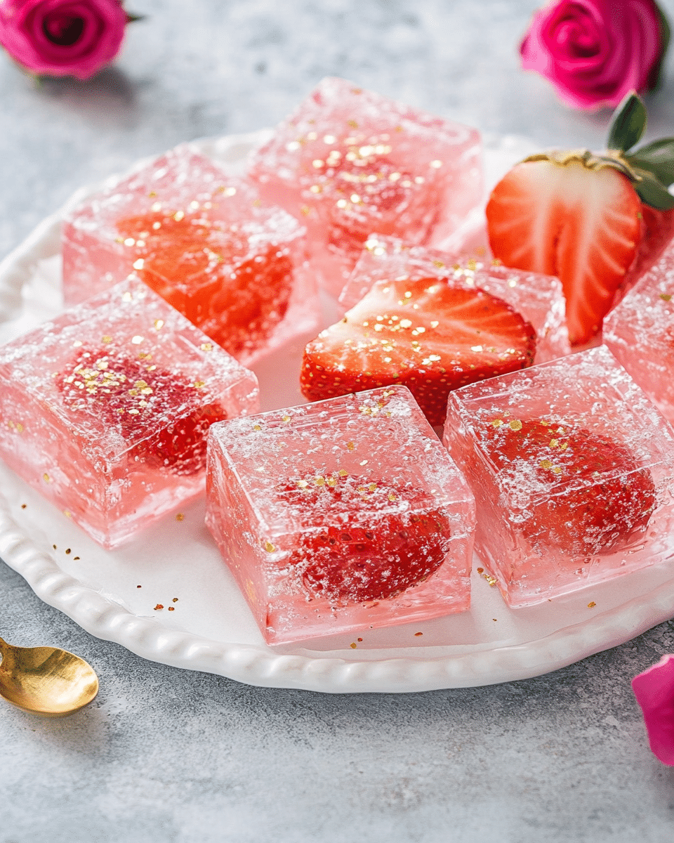 Close up of Jello Texture