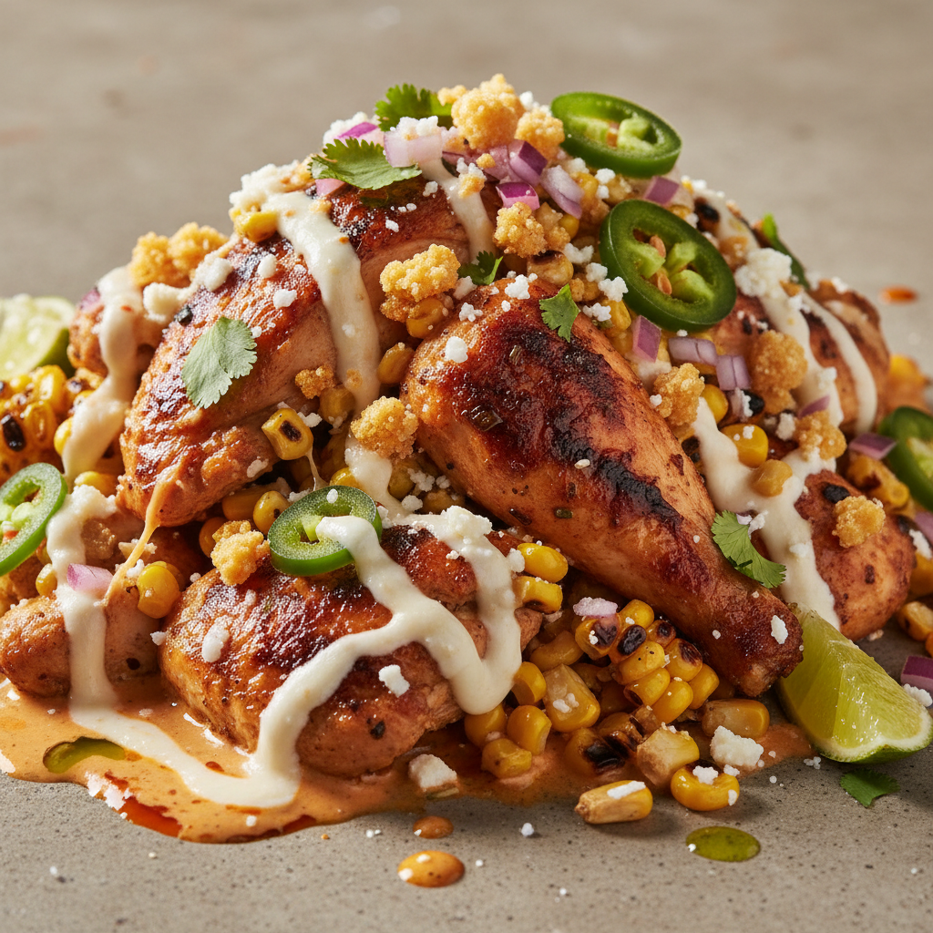 Street Corn Chicken Bowl