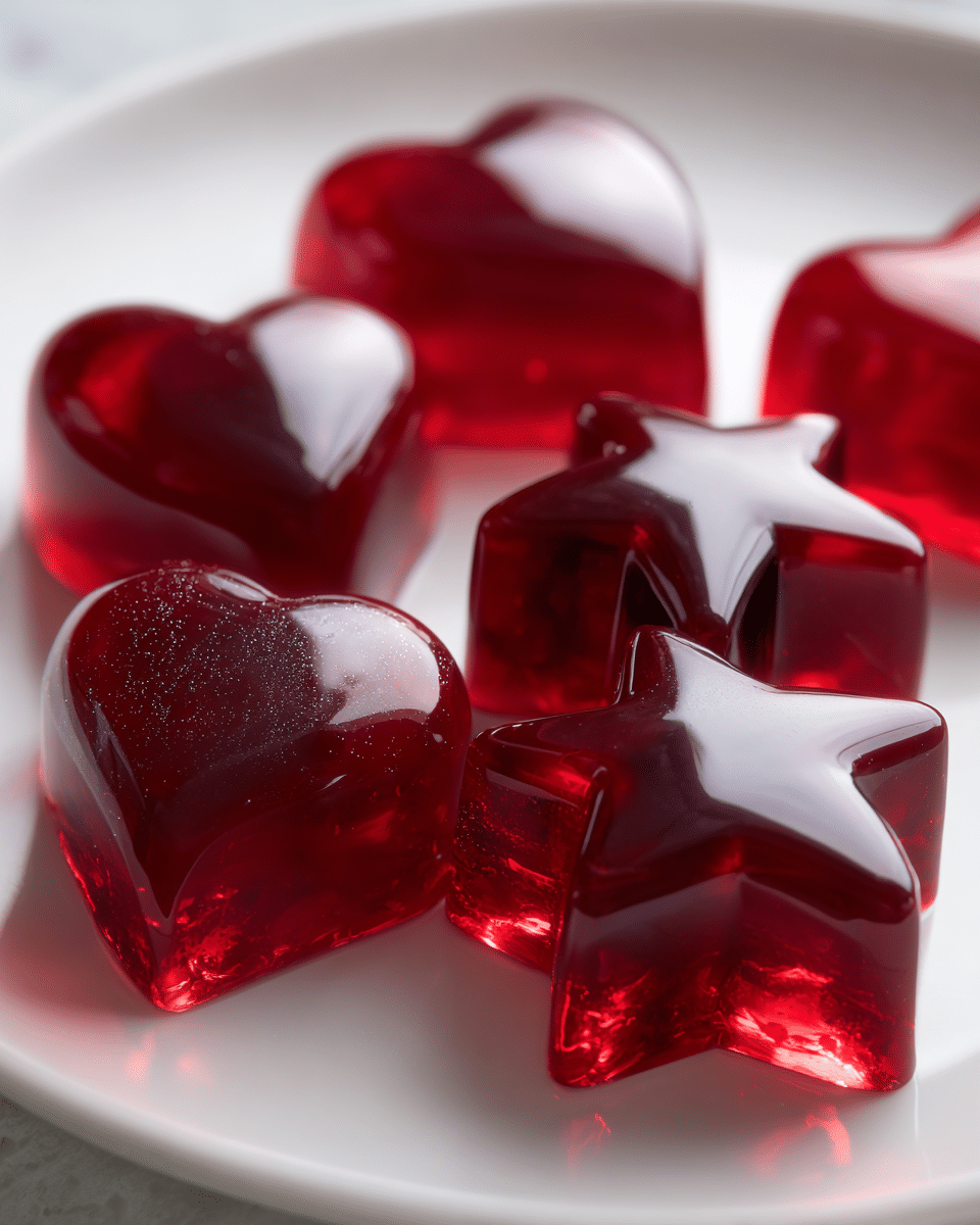 Close-up of Jello texture