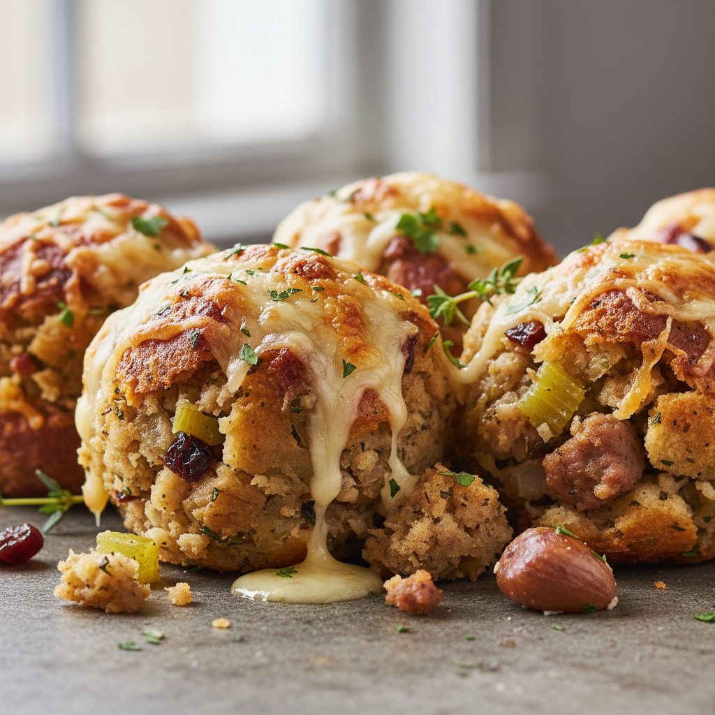Thanksgiving Stuffing Balls