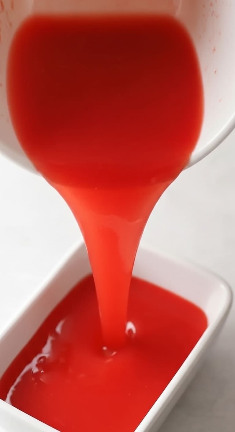 watermelon lime gelatin squares cooking frequently close-up